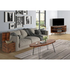 Table Basse Ovale en Bois Raffles 44