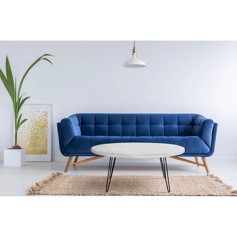 Table Basse Ovale en Bois Raffles 44