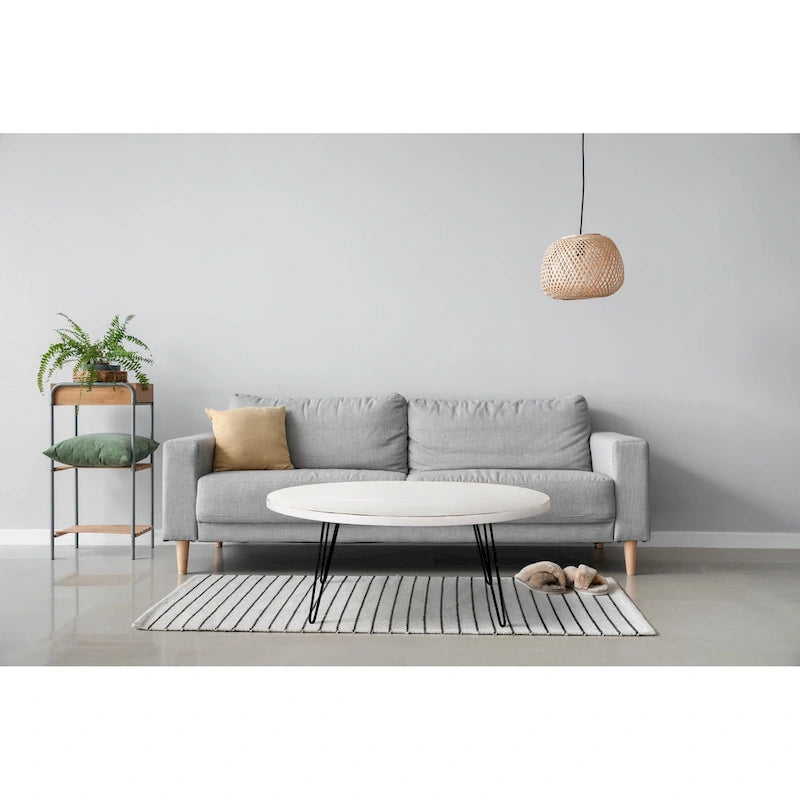 Table Basse Ovale en Bois Raffles 44