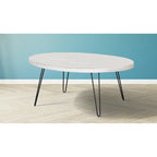 Table Basse Ovale en Bois Raffles 44