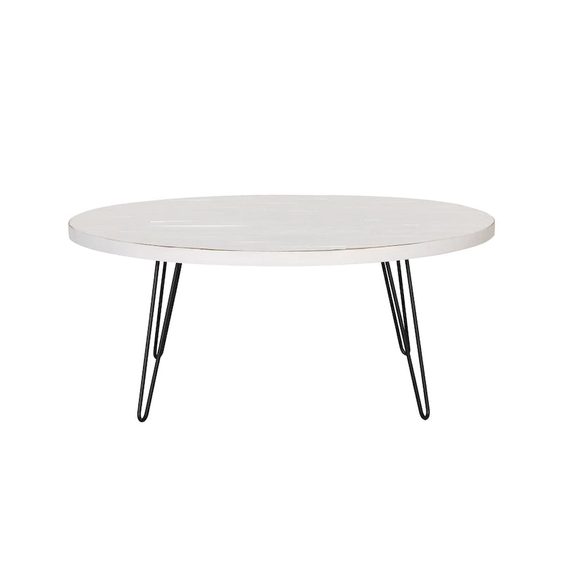 Table Basse Ovale en Bois Raffles 44