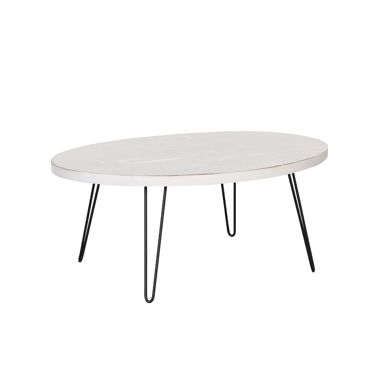 Table Basse Ovale en Bois Raffles 44