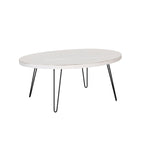 Table Basse Ovale en Bois Raffles 44