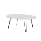 Table Basse Ovale en Bois Raffles 44