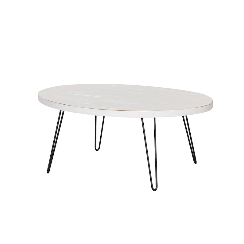 Table Basse Ovale en Bois Raffles 44