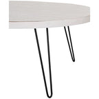 Table Basse Ovale en Bois Raffles 44