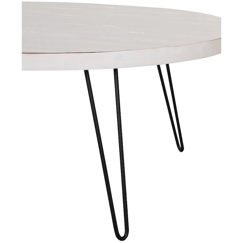 Table Basse Ovale en Bois Raffles 44
