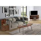 Table Basse Ovale en Bois Raffles 44