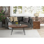 Table Basse Ovale en Bois Raffles 44
