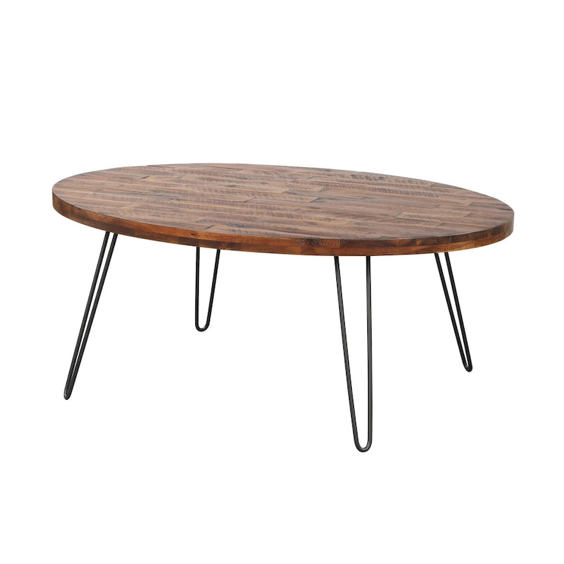 Table Basse Ovale en Bois Raffles 44