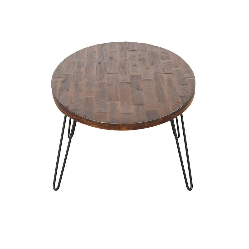 Table Basse Ovale en Bois Raffles 44