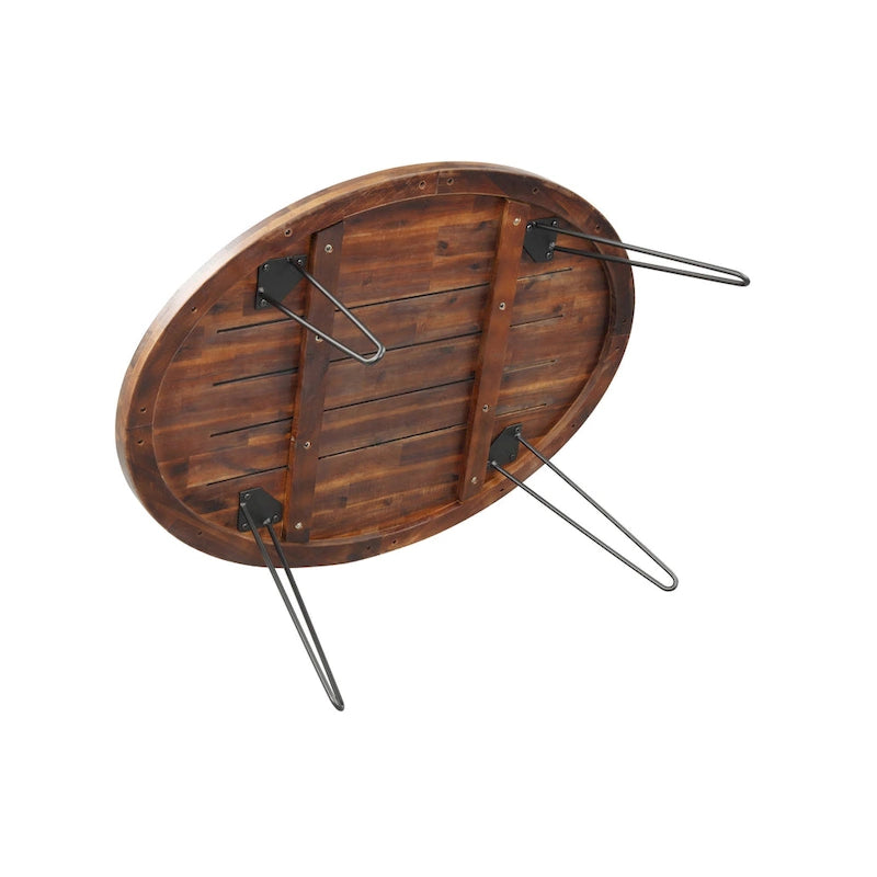 Table Basse Ovale en Bois Raffles 44
