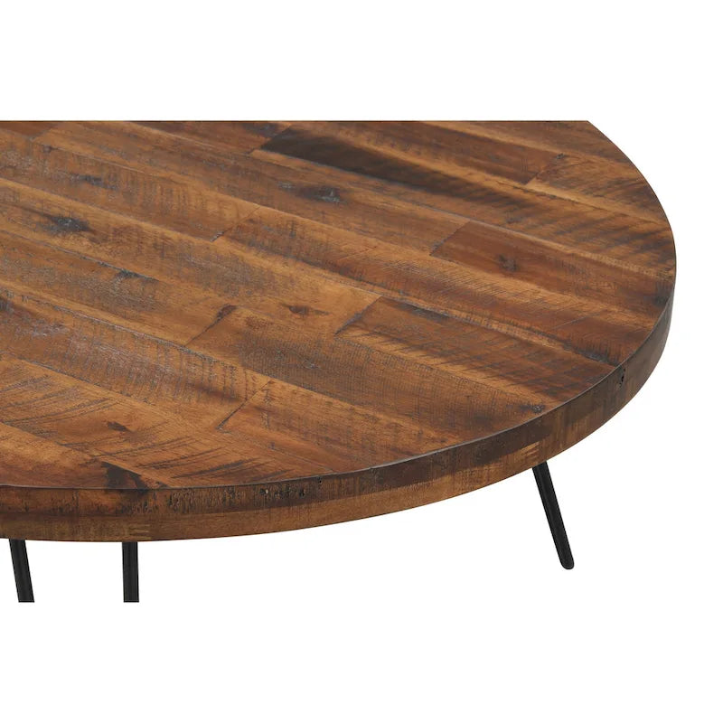 Table Basse Ovale en Bois Raffles 44
