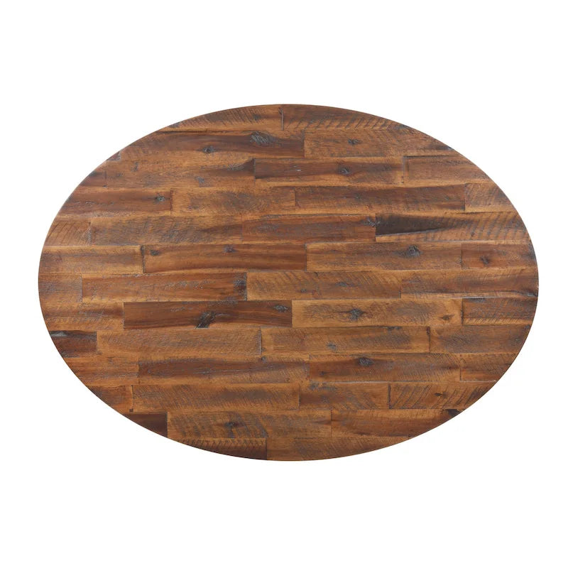 Table Basse Ovale en Bois Raffles 44