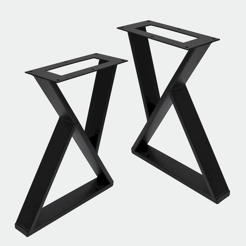  Z Shape Iron Table Legs 2 Pieces Side Table legs