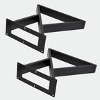 Pieds de table en fer en Z - 2 pièces pour table d'appoint