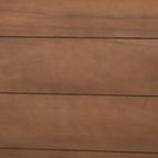 Lit plate-forme en bois classique et traditionnel Kassidy - Noyer marron