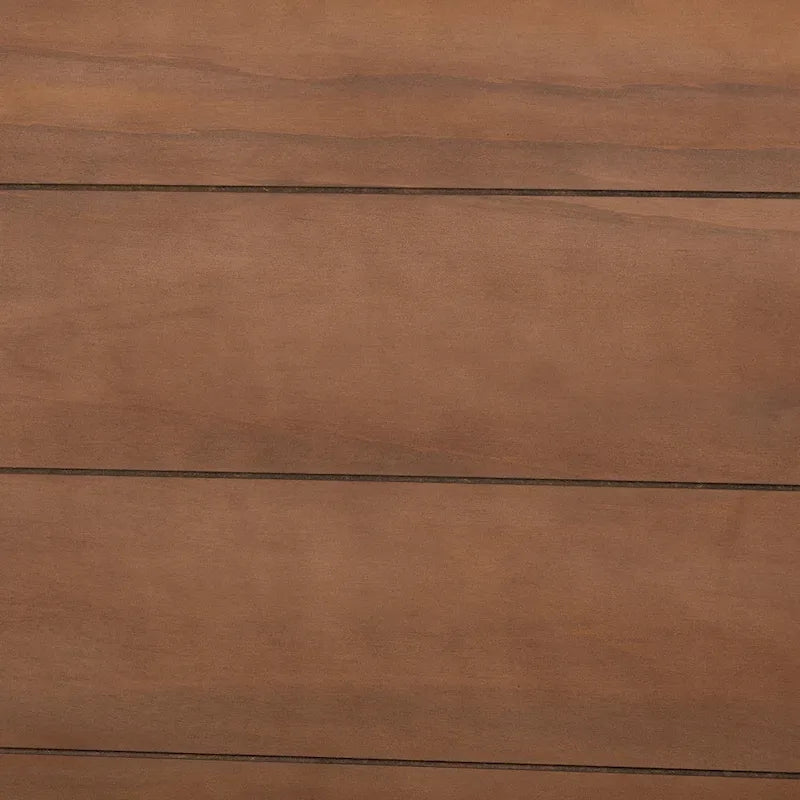 Lit plate-forme en bois classique et traditionnel Kassidy - Noyer marron