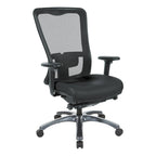 Chaise de bureau ergonomique à dossier haut ProGrid respirant