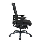 Chaise de bureau ergonomique à dossier haut ProGrid respirant
