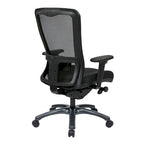 Chaise de bureau ergonomique à dossier haut ProGrid respirant