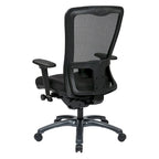 Chaise de bureau ergonomique à dossier haut ProGrid respirant