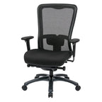 Chaise de bureau ergonomique à dossier haut ProGrid respirant