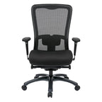 Chaise de bureau ergonomique à dossier haut ProGrid respirant