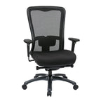 Chaise de bureau ergonomique à dossier haut ProGrid respirant