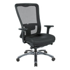 Chaise de bureau ergonomique à dossier haut ProGrid respirant
