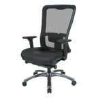 Chaise de bureau ergonomique à dossier haut ProGrid respirant