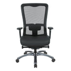 Chaise de bureau ergonomique à dossier haut ProGrid respirant