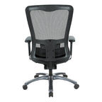 Chaise de bureau ergonomique à dossier haut ProGrid respirant