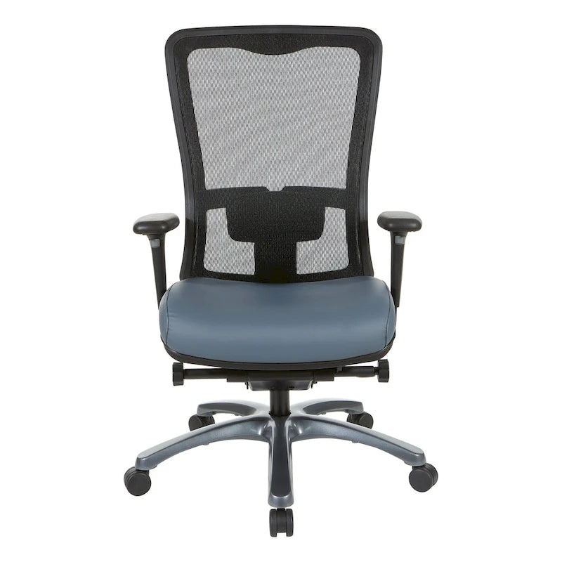 Chaise de bureau ergonomique à dossier haut ProGrid respirant