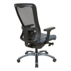 Chaise de bureau ergonomique à dossier haut ProGrid respirant