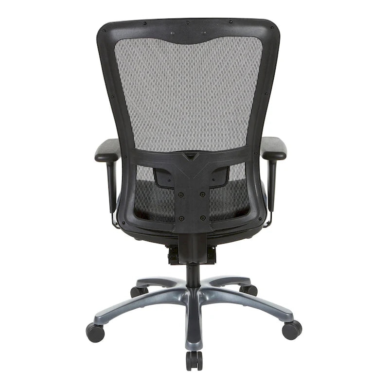 Chaise de bureau ergonomique à dossier haut ProGrid respirant
