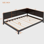 Lit de repos en bois grand format