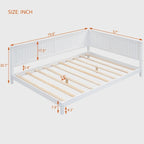 Lit de repos en bois grand format