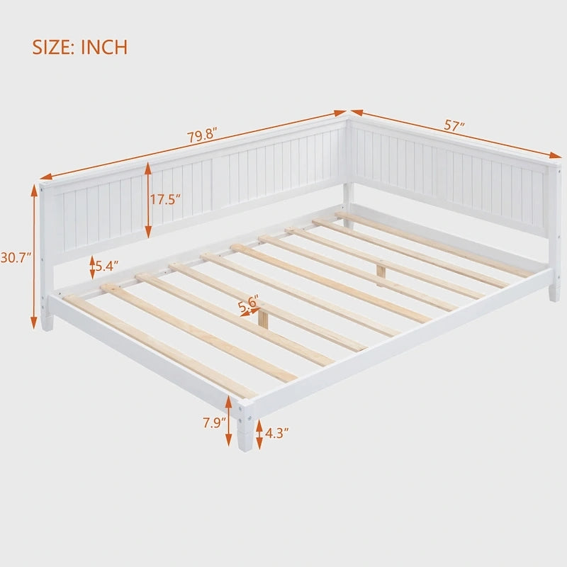 Lit de repos en bois grand format