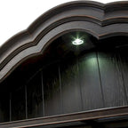 Crédence/Vaisselier Chesapeake noir antique brossé
