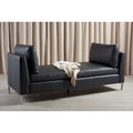 Banc en cuir Shirl SAFAVIEH Couture - 81 po L x 32 po P x 34 po H - 81L x 32P x 34H