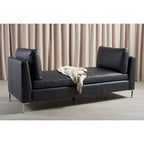 Banc en cuir Shirl SAFAVIEH Couture - 81 po L x 32 po P x 34 po H - 81L x 32P x 34H