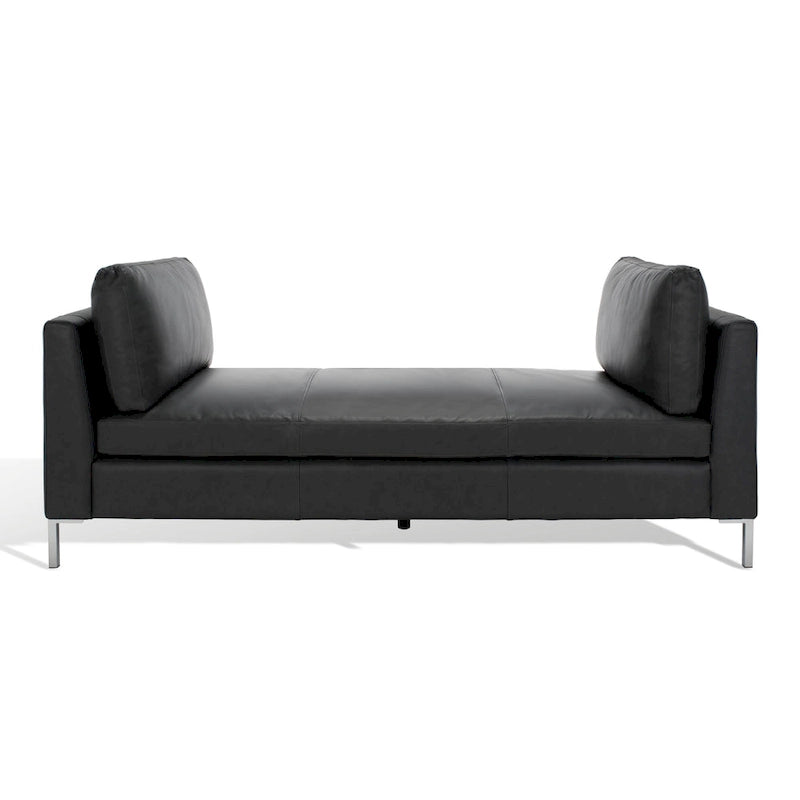 Banc en cuir Shirl SAFAVIEH Couture - 81 po L x 32 po P x 34 po H - 81L x 32P x 34H