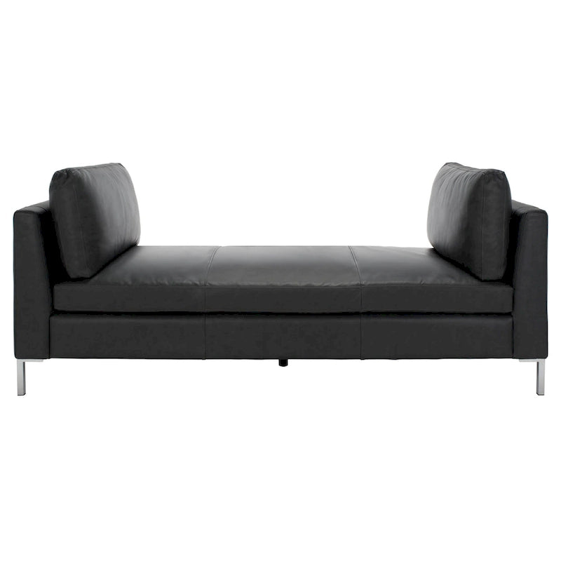 Banc en cuir Shirl SAFAVIEH Couture - 81 po L x 32 po P x 34 po H - 81L x 32P x 34H