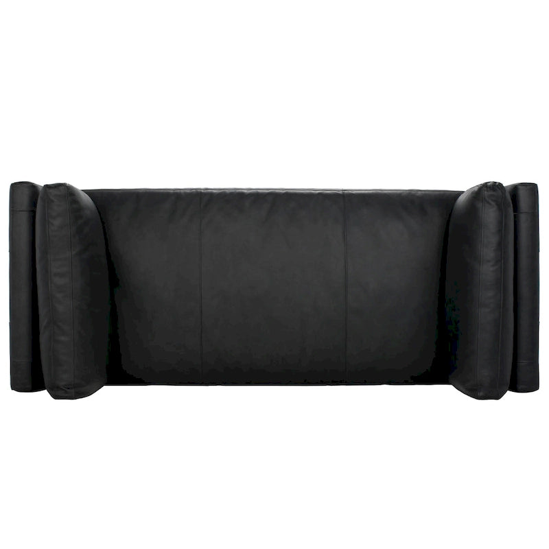 Banc en cuir Shirl SAFAVIEH Couture - 81 po L x 32 po P x 34 po H - 81L x 32P x 34H