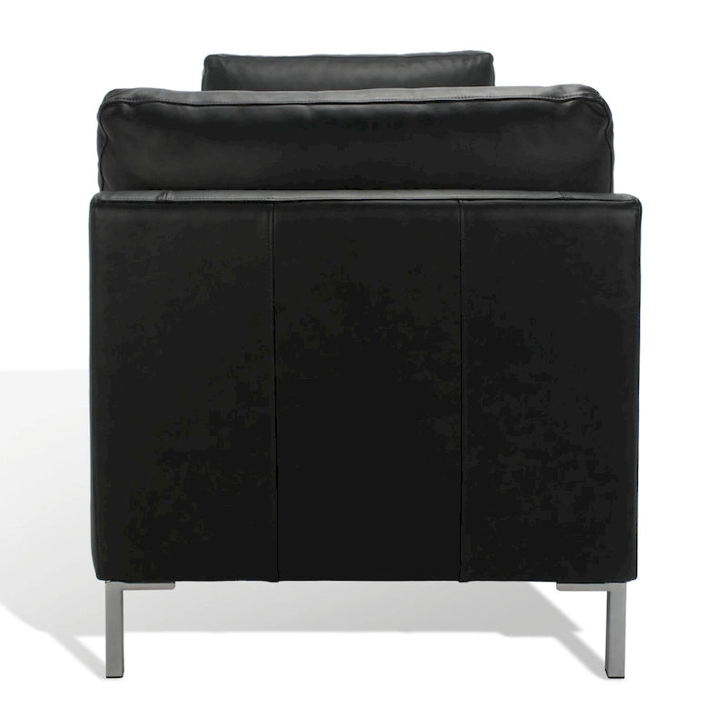 Banc en cuir Shirl SAFAVIEH Couture - 81 po L x 32 po P x 34 po H - 81L x 32P x 34H
