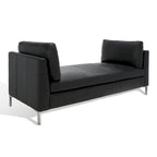 Banc en cuir Shirl SAFAVIEH Couture - 81 po L x 32 po P x 34 po H - 81L x 32P x 34H
