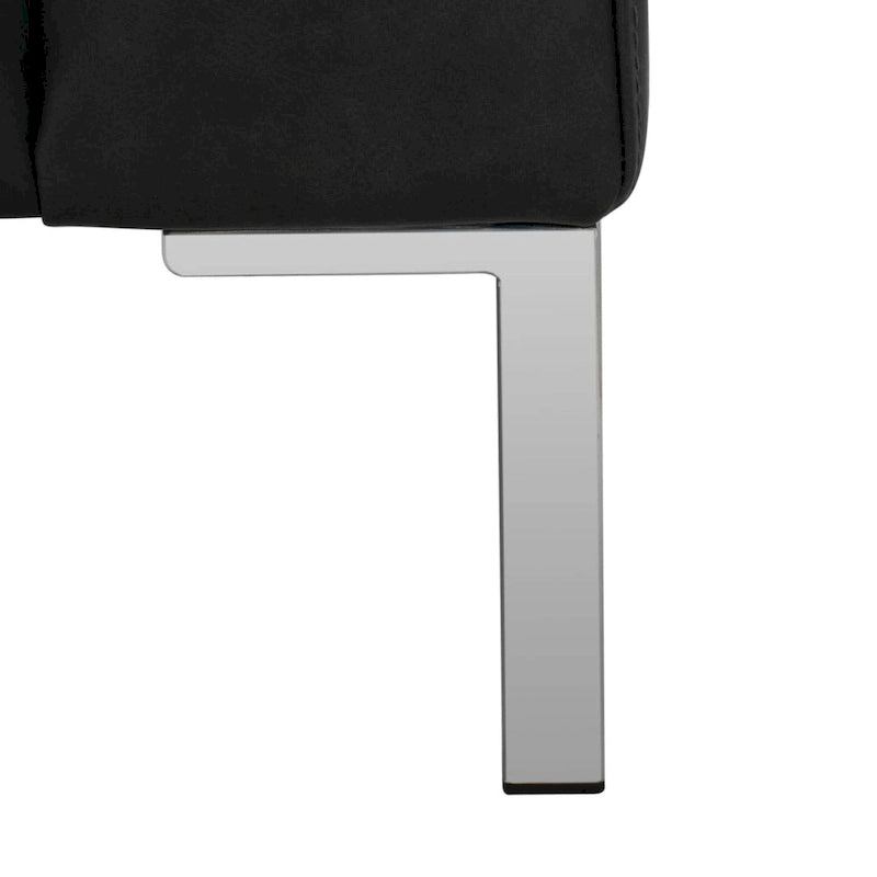 Banc en cuir Shirl SAFAVIEH Couture - 81 po L x 32 po P x 34 po H - 81L x 32P x 34H