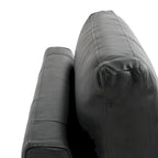 Banc en cuir Shirl SAFAVIEH Couture - 81 po L x 32 po P x 34 po H - 81L x 32P x 34H