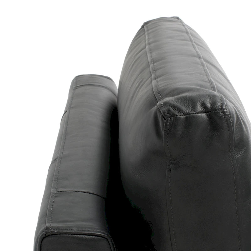 Banc en cuir Shirl SAFAVIEH Couture - 81 po L x 32 po P x 34 po H - 81L x 32P x 34H